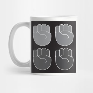 Fight the good fight-black Mug